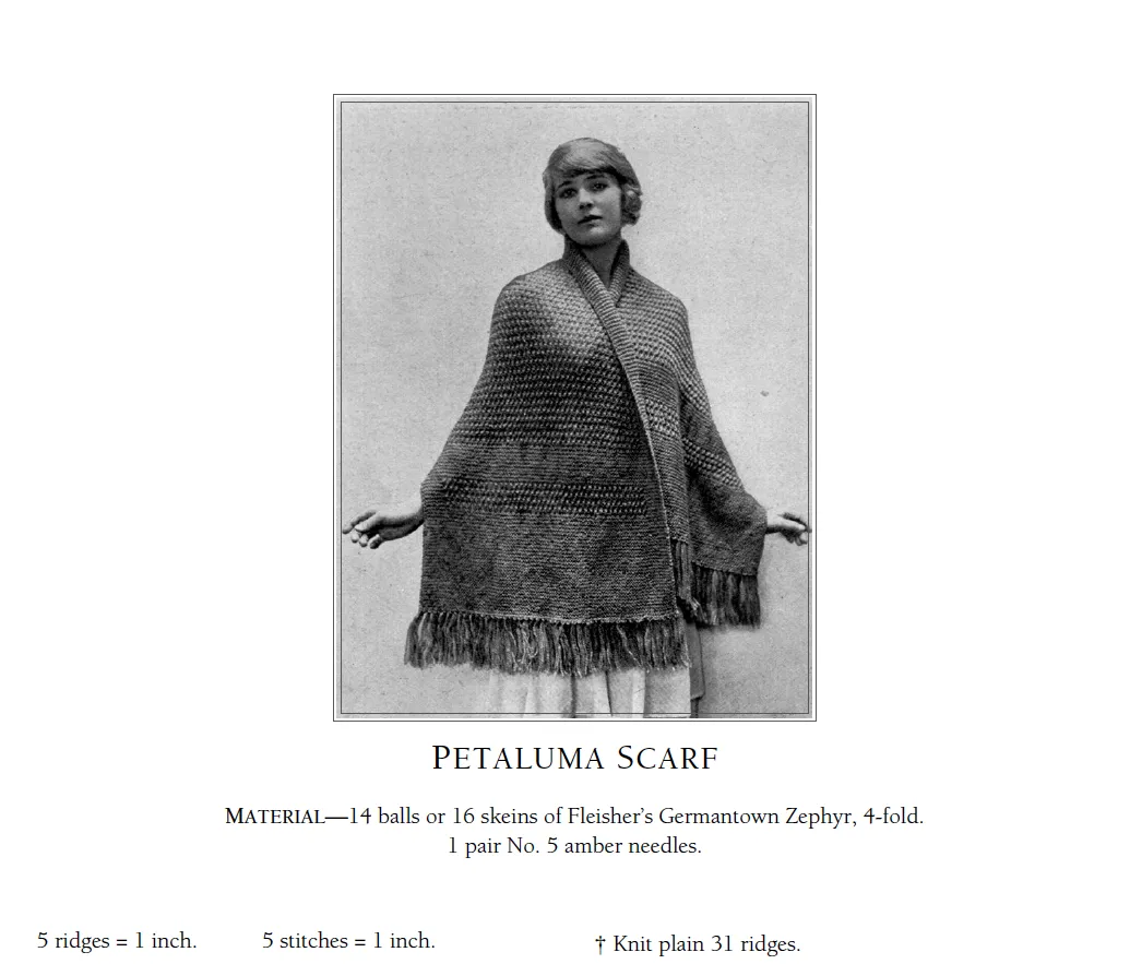 7 Stylish Scarves from 1918 to Knit eBook (Printed version)