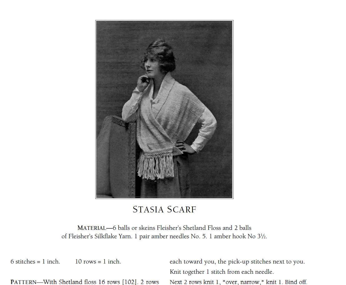 7 Stylish Scarves from 1918 to Knit eBook (Printed version)