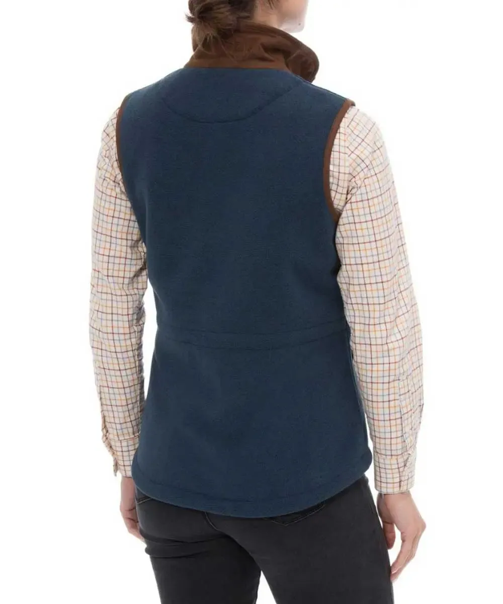 ALAN PAINE Aylsham Ladies Fleece Gilet - Blue Steel