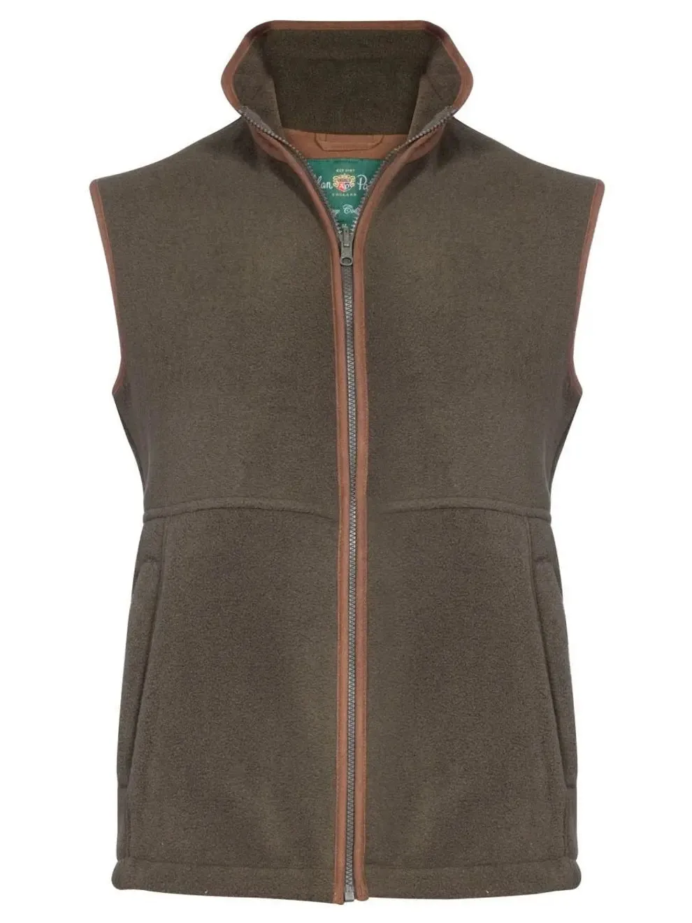 ALAN PAINE Aylsham Mens Fleece Gilet - Green