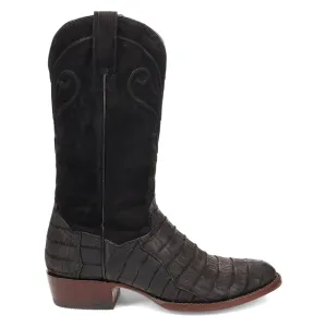 Alvis Caiman Round Toe Cowboy Boots