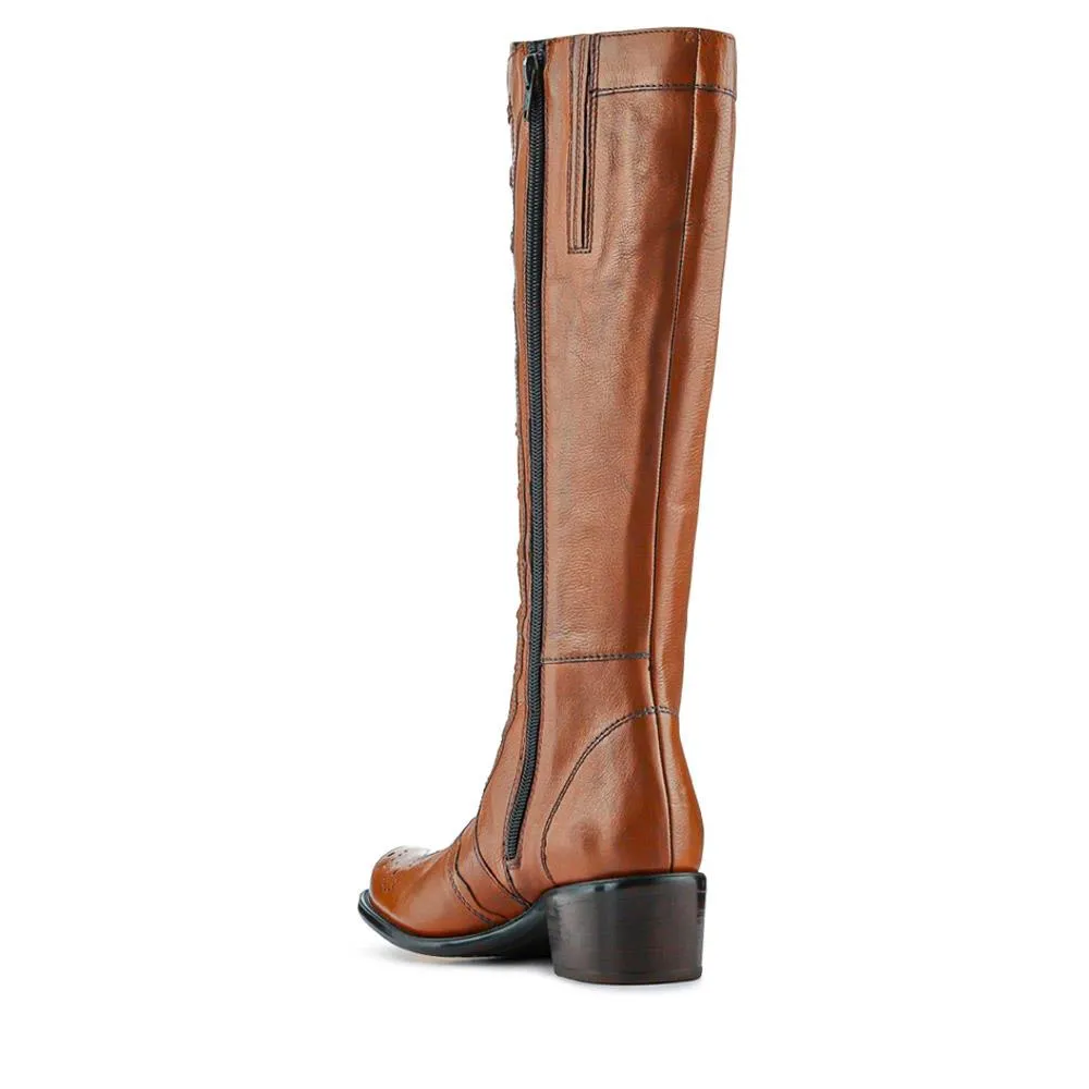 Here’s an optimized title for the e-commerce product:

Stylish Andreea Leather Long Boots for Women - Elegant Knee-High Design, Comfortable Fit, Perfect for Any Occasion (Model: ANDREEA / 326 745)