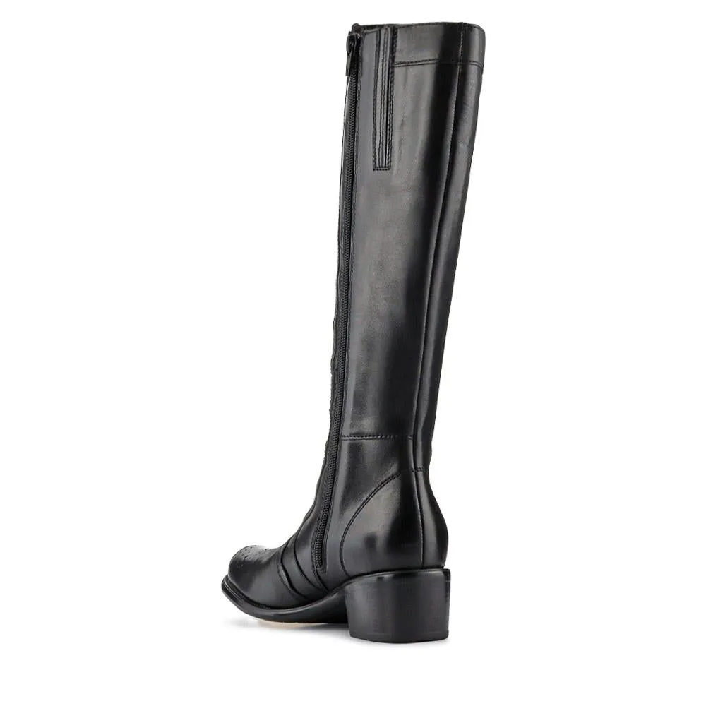 Here’s an optimized title for the e-commerce product:

Stylish Andreea Leather Long Boots for Women - Elegant Knee-High Design, Comfortable Fit, Perfect for Any Occasion (Model: ANDREEA / 326 745)