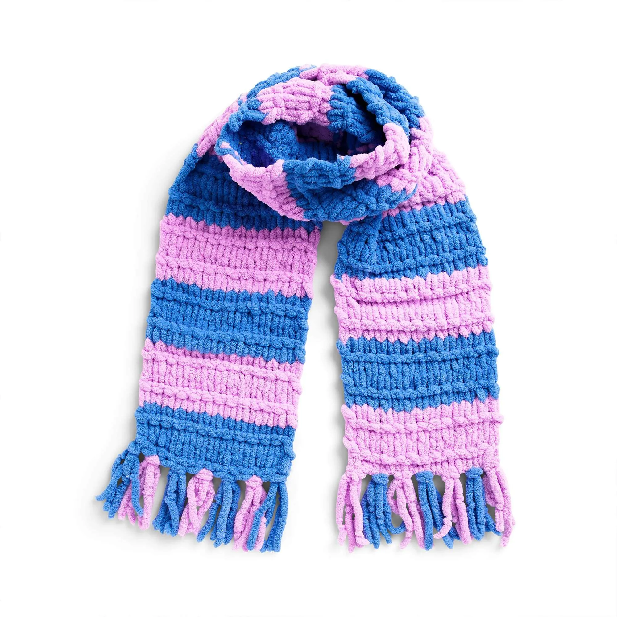 Bernat Craft EZ Stripe-a-Doodle Scarf