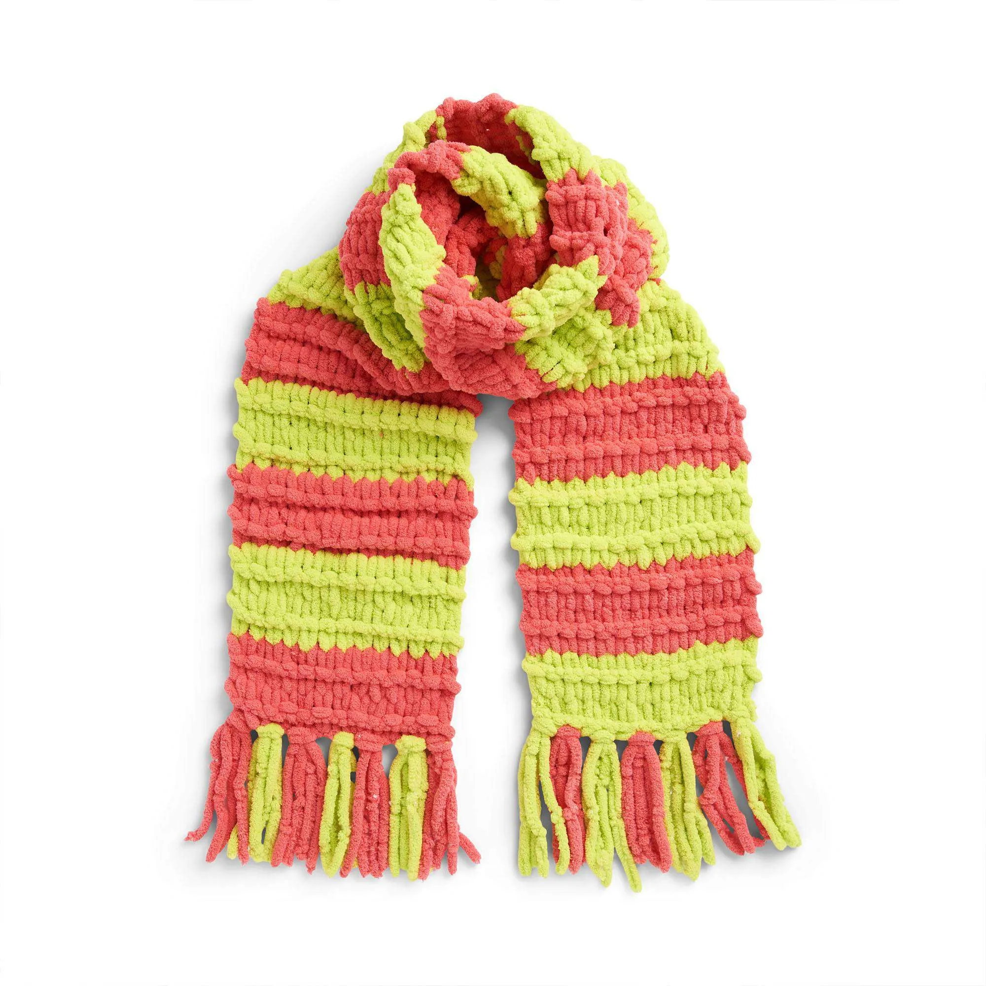 Bernat Craft EZ Stripe-a-Doodle Scarf