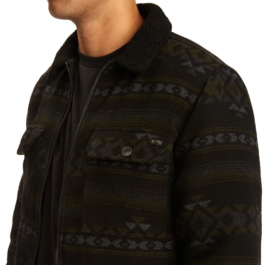 Billabong Barlow Sherpa Trucker Zip Jacket