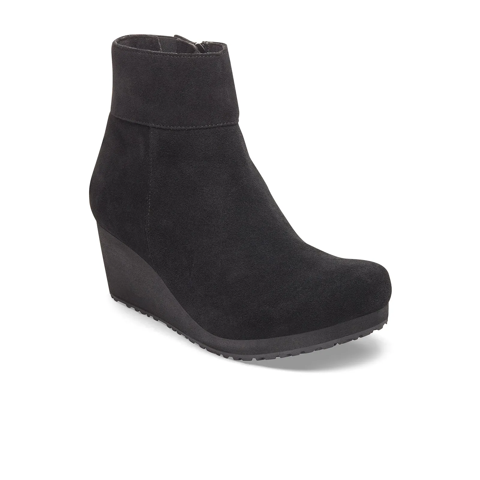 Birkenstock Ebba Narrow Wedge Boot (Women) - Black Suede