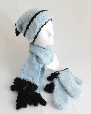 Bliss Hat, Scarf, and Mitten Set