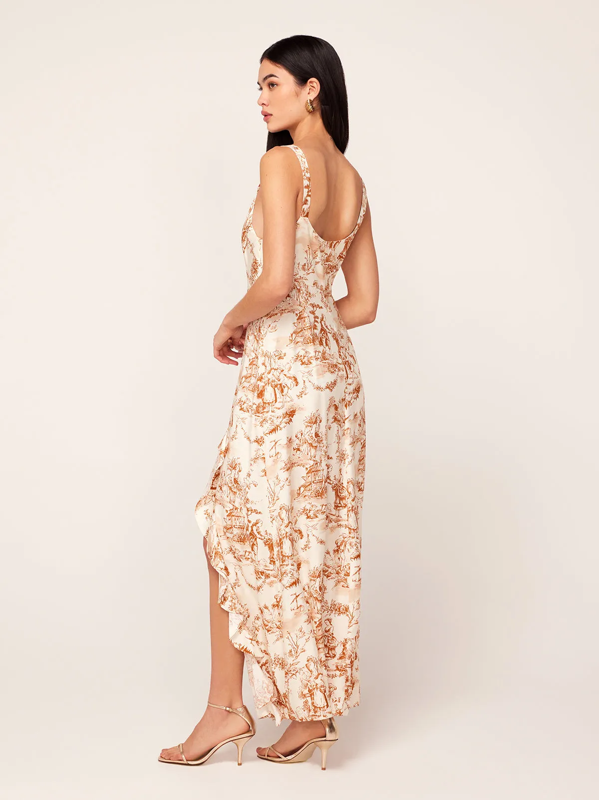 Carissa Toile De Jouy Maxi Dress