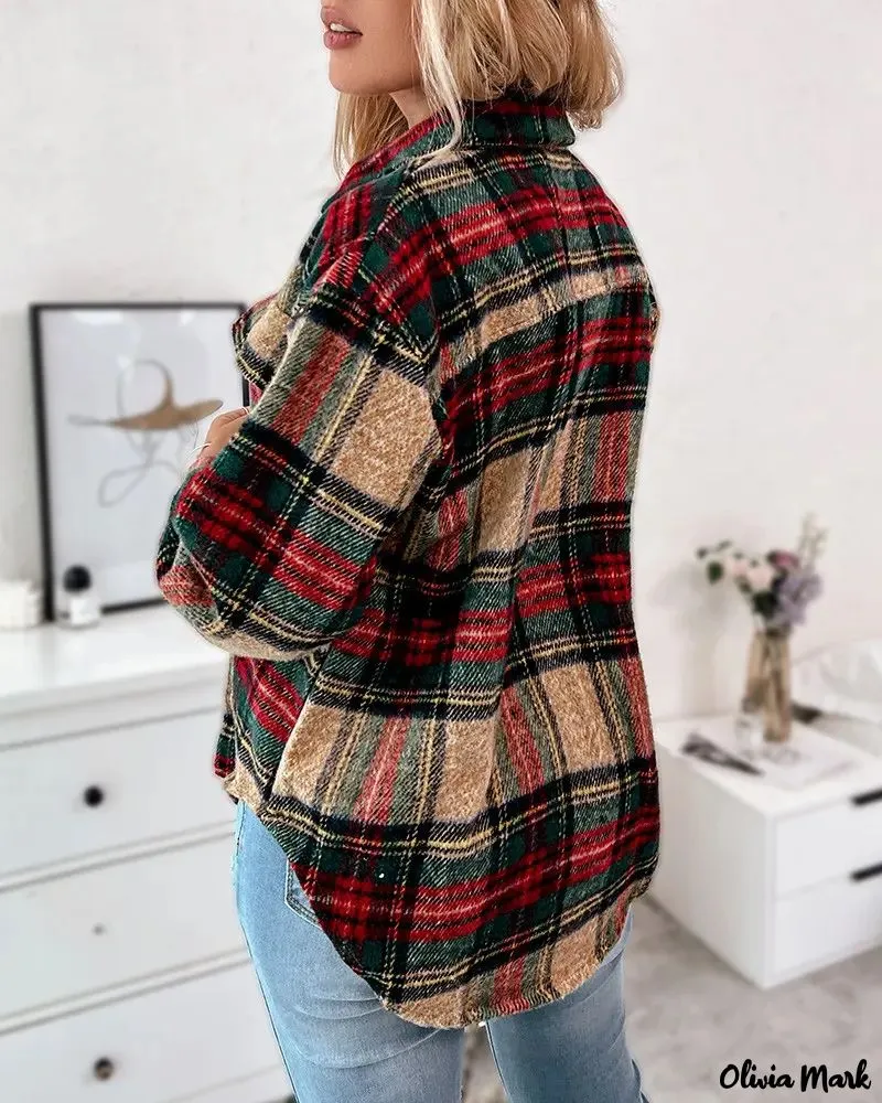 Deanwangkt - Pocket Design Tartan Jacket