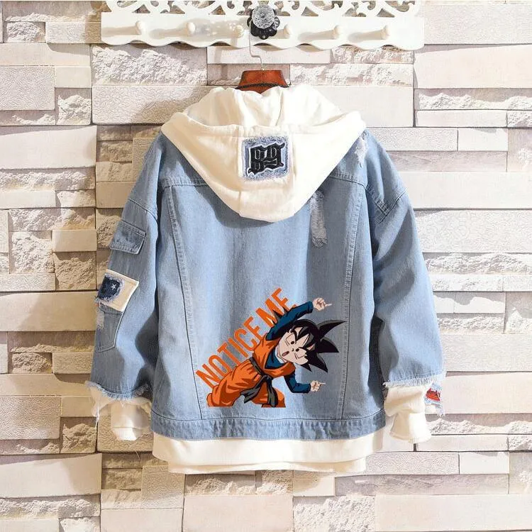 Denim Jacket/Hoodie Dragon Ball