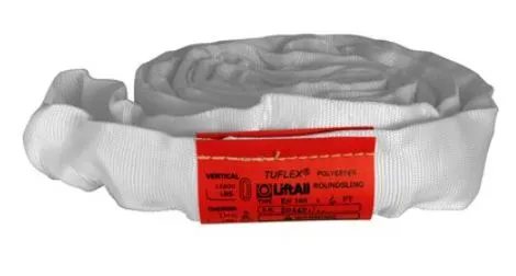 EN180 X 3 FT White Tuflex Polyester Roundsling - EN180X03