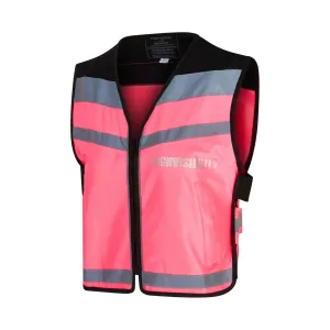 Equisafety Hi Vis CHILD Waistcoat - Pink - Disabled Rider