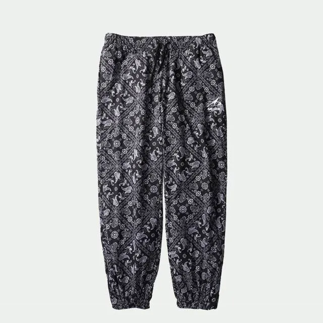 Ethnic Elastic Waist Loose Jogger Pants