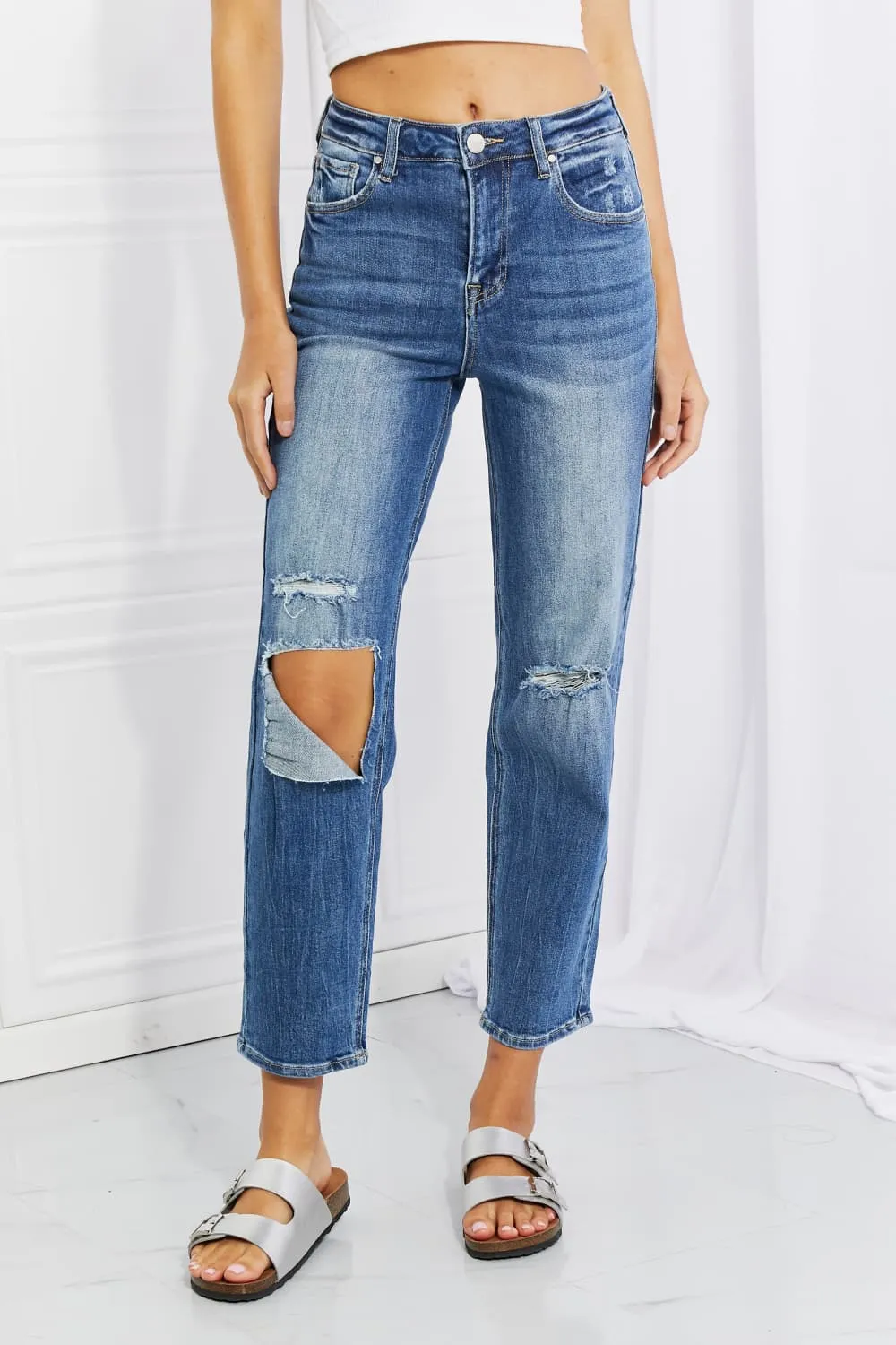 Ezra High Rise Relaxed Jeans