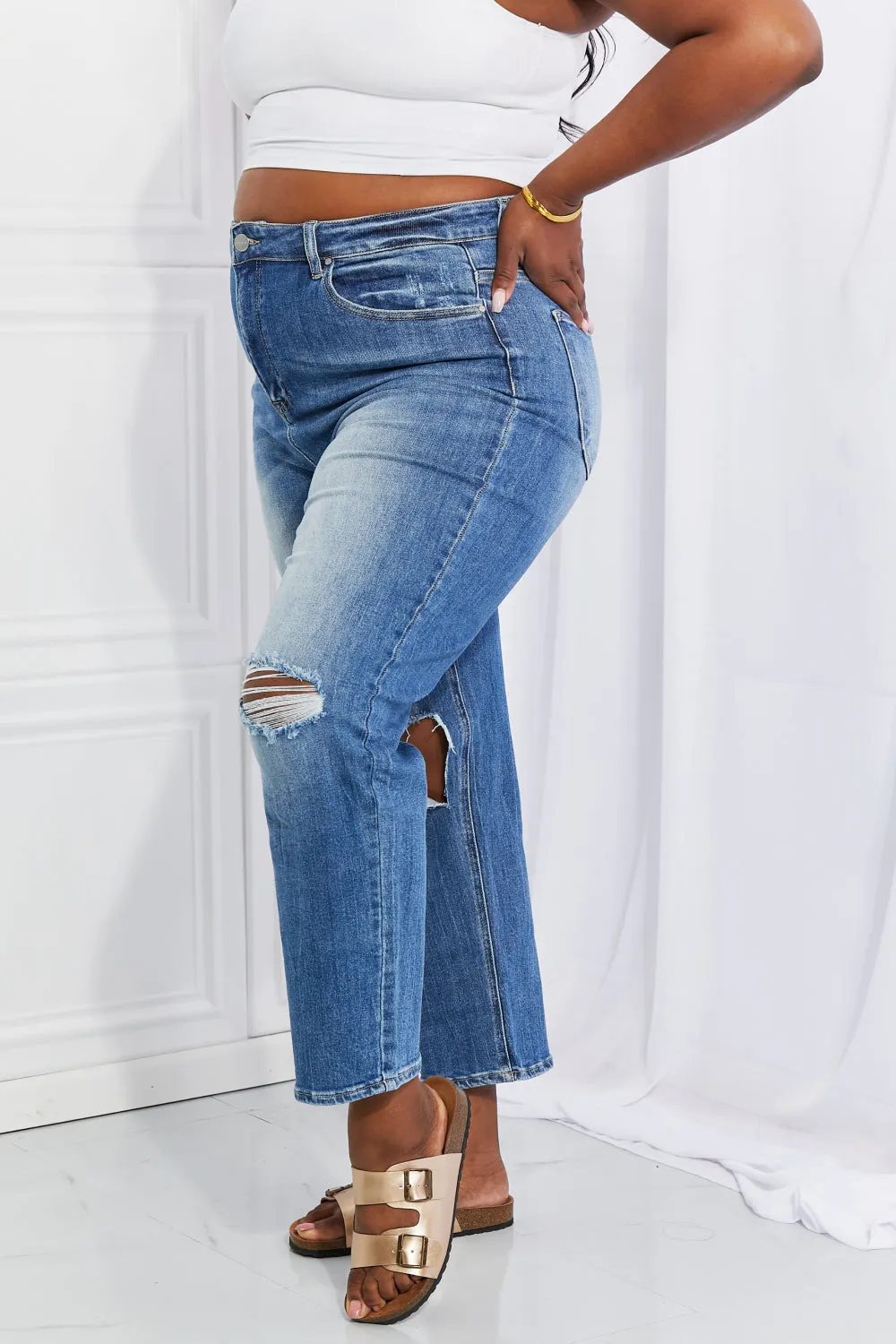 Ezra High Rise Relaxed Jeans