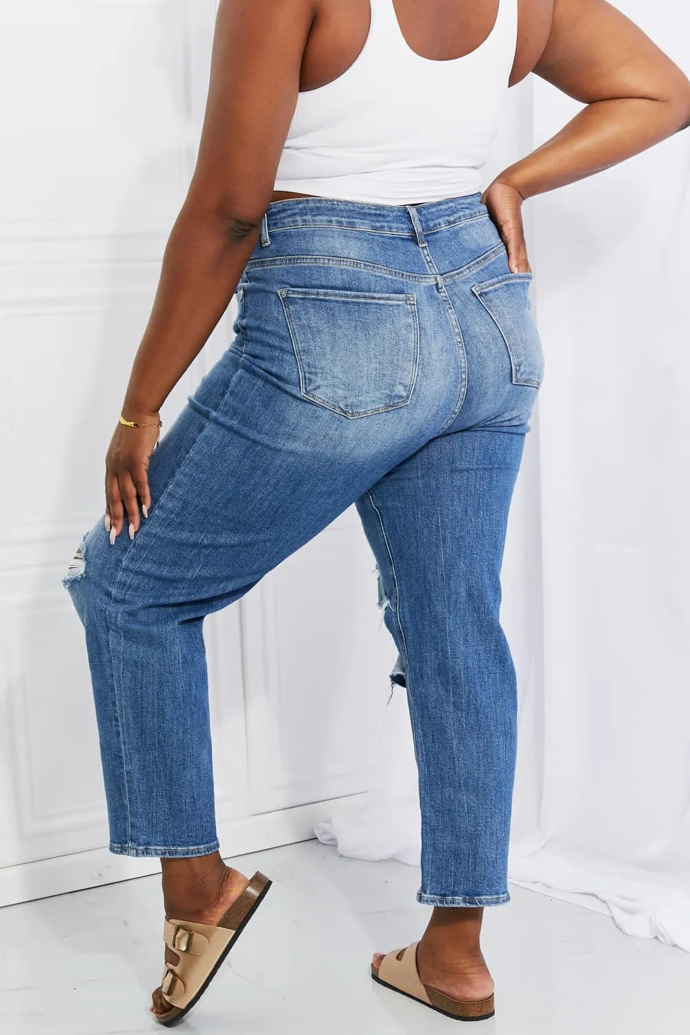 Ezra High Rise Relaxed Jeans