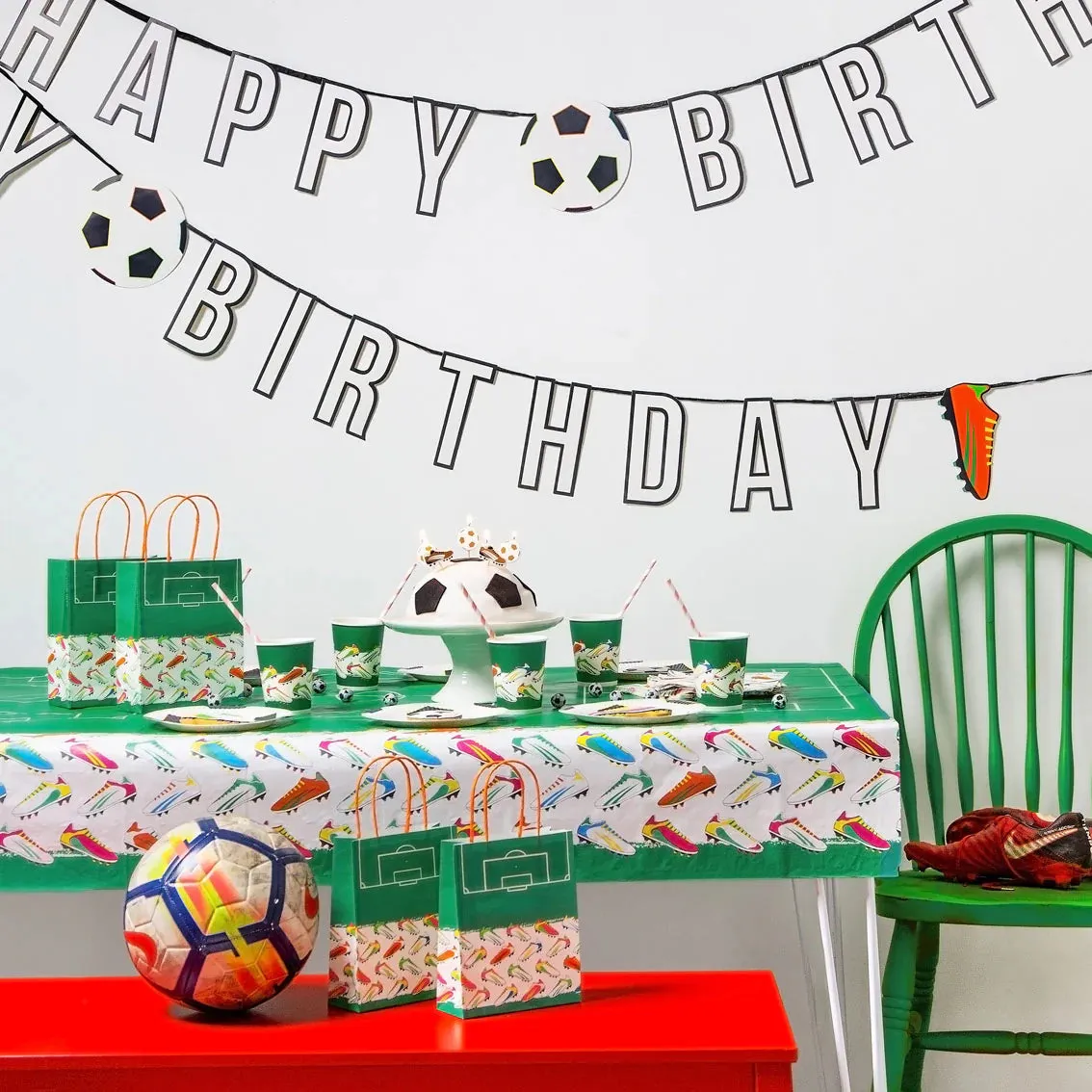 Football Paper Table Cover