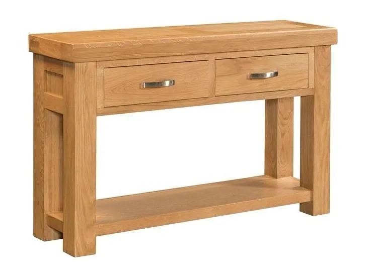 Grampian Console 2 Drawer Table