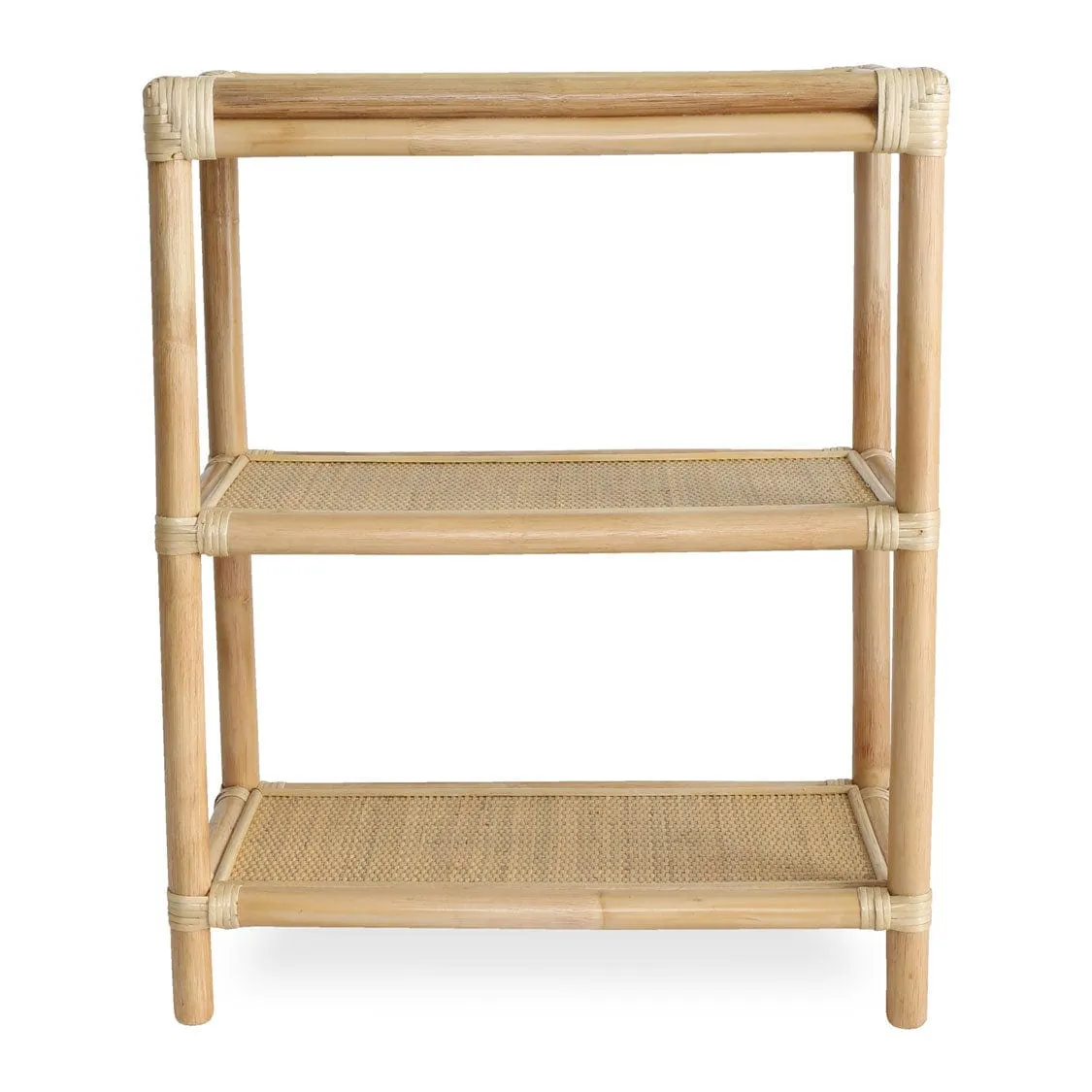 Havana Rectangular Rattan 3 Tier Shelf Unit