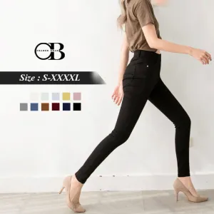 HIGH WAISTED SKINNY FIT PANTS