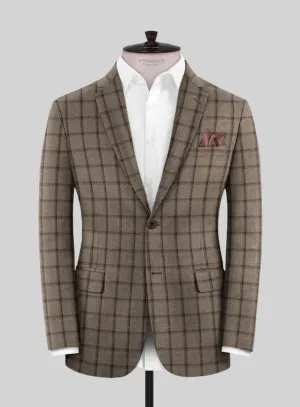 Italian Goiti Brown Wool Jacket