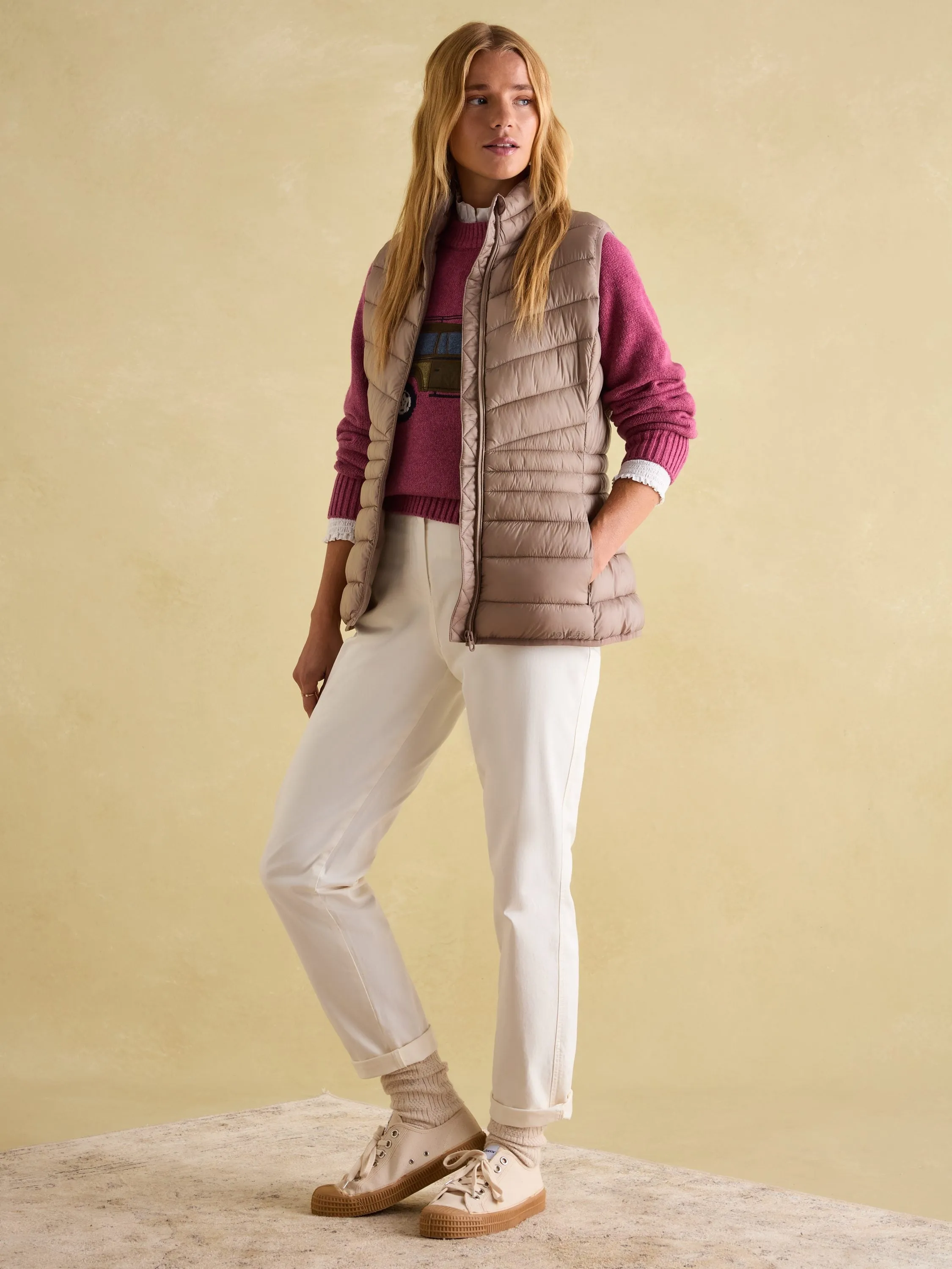 Kenley Pearl Showerproof Padded Gilet