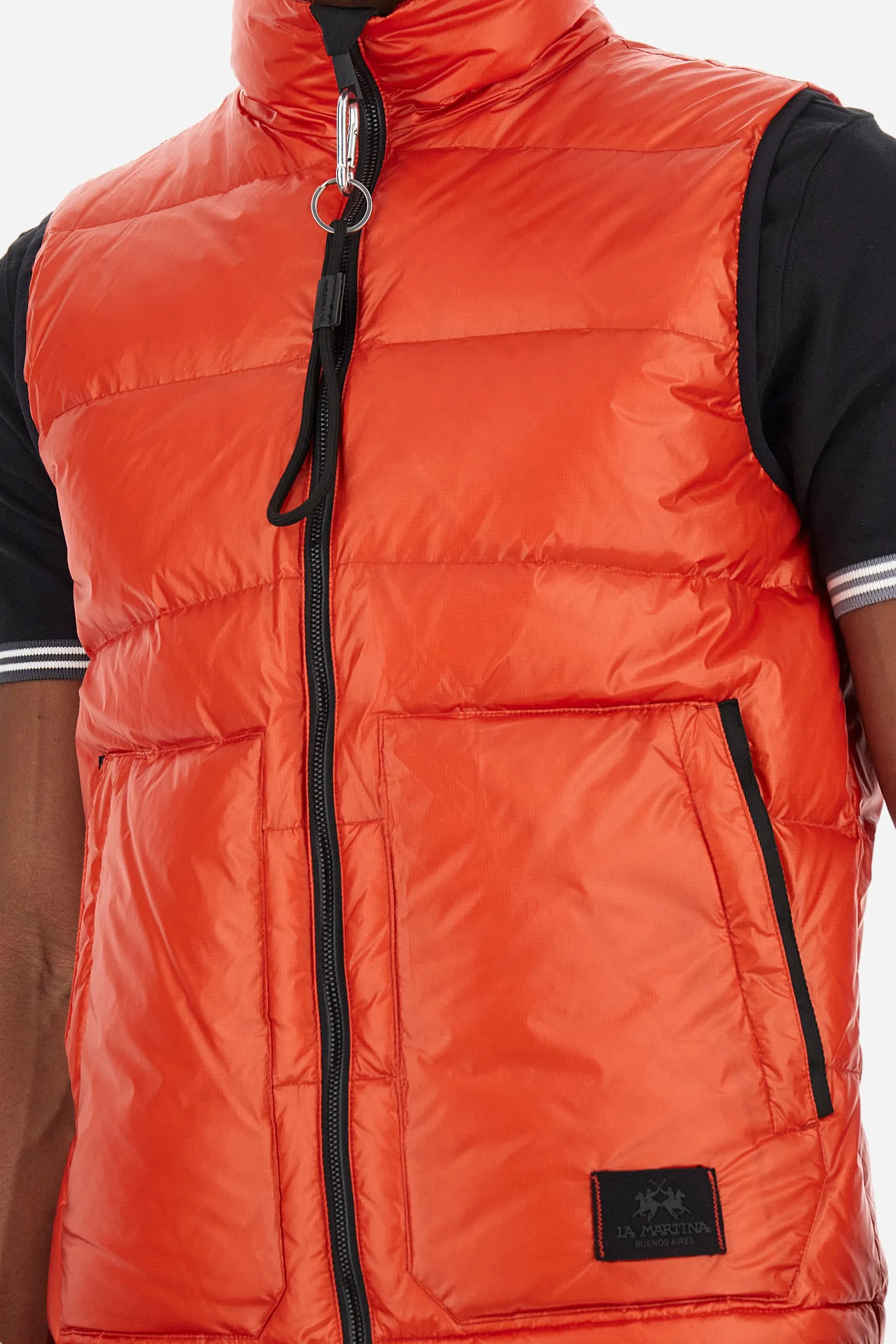 La Martina Men's Down Gilet | Orange