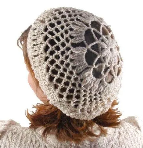 Lacy Beret Crochet Pattern