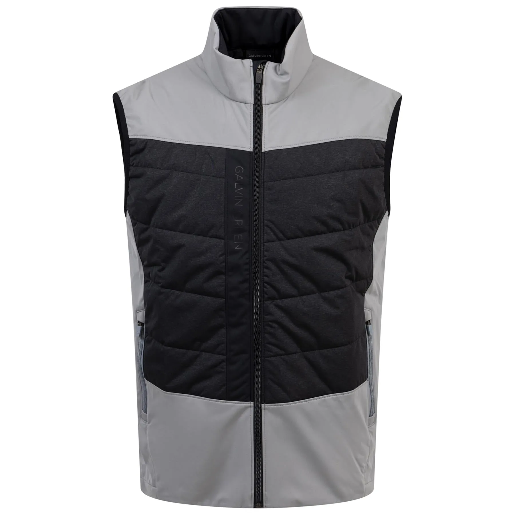 Lauro Interface-1 Full Zip Gilet Sharkskin/Black - SS24