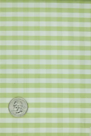 Lime Sherbet Gingham Shantung 564 Fabric