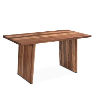 Madrid Modern Natural Teak Wood Dining Table