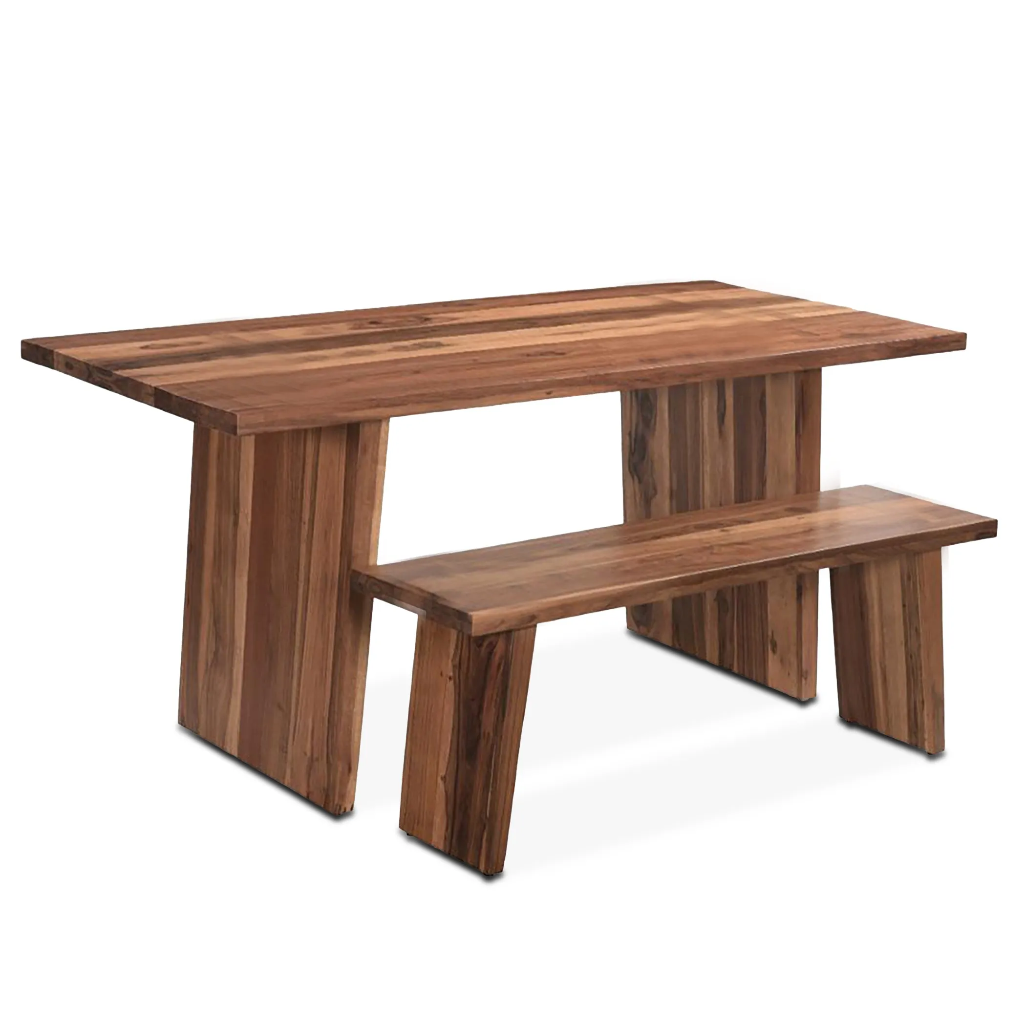 Madrid Modern Natural Teak Wood Dining Table