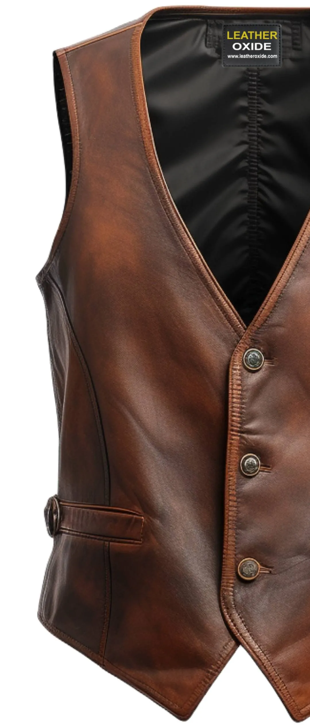 Men Vintage Leather Vest