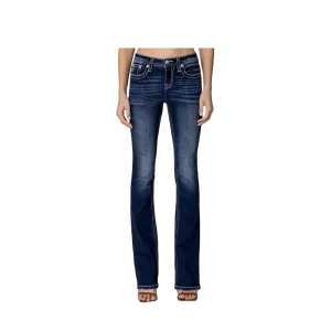 Miss Me Women's Tribal Dreams Bootcut Medium Wash Jeans