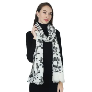 Modern Maze Woolen Scarf