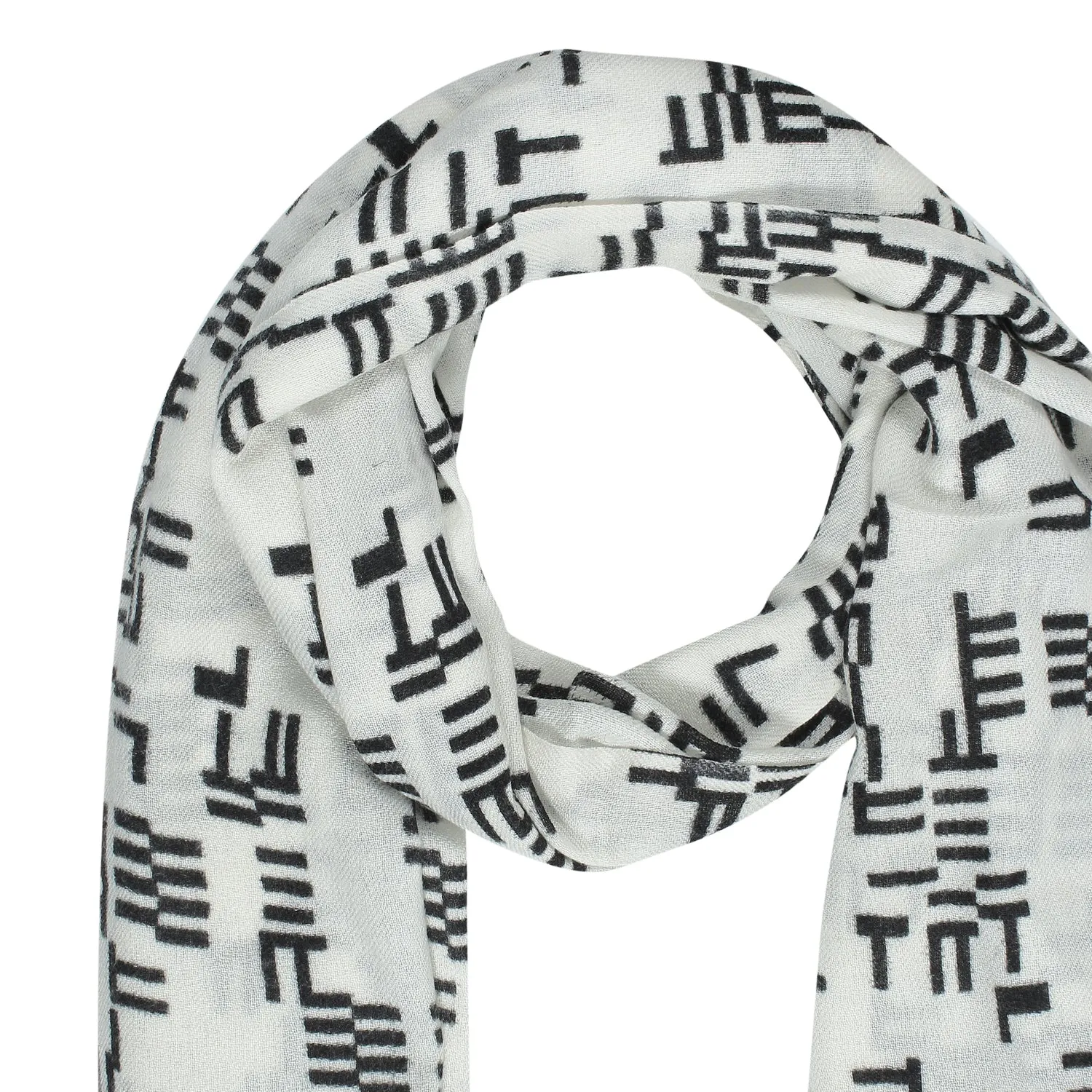 Modern Maze Woolen Scarf