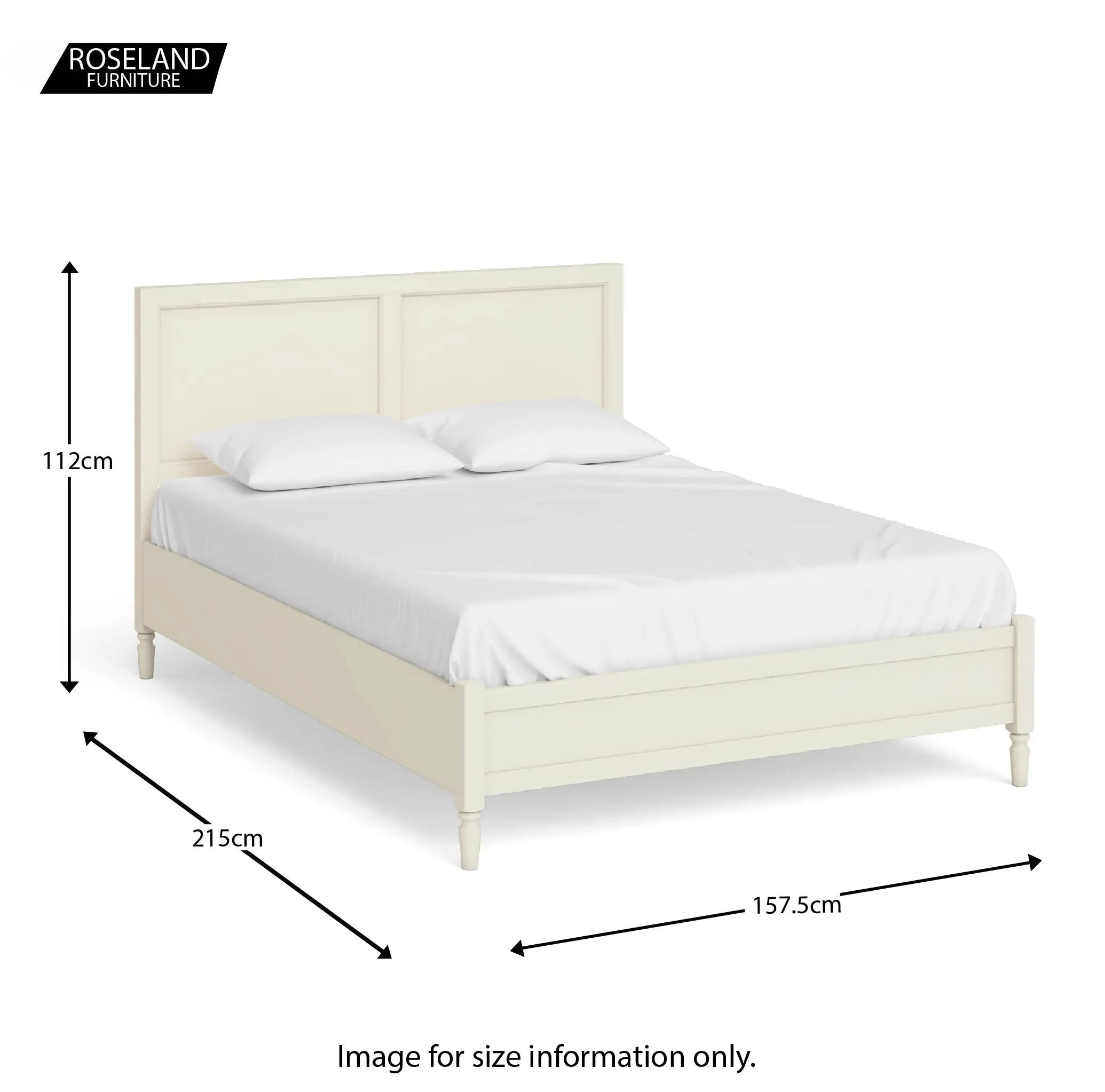 Mulsanne Cream King Size Bed Frame