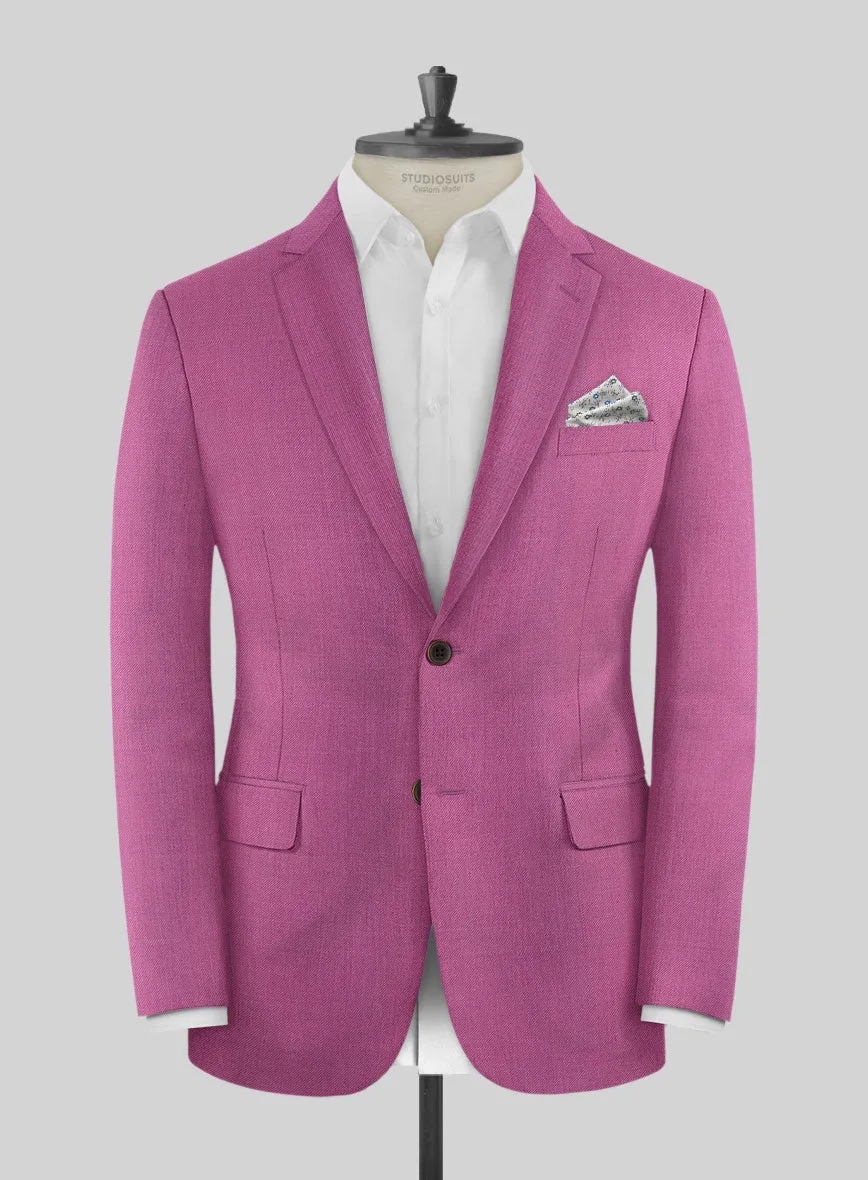 Napolean Fuchsia Pink Wool Jacket