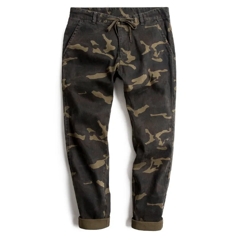 New Camouflage Casual Loose Style Men Pants