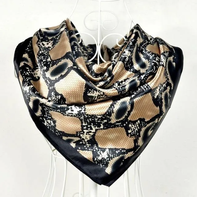 New Female Elegant Large Silk Scarf