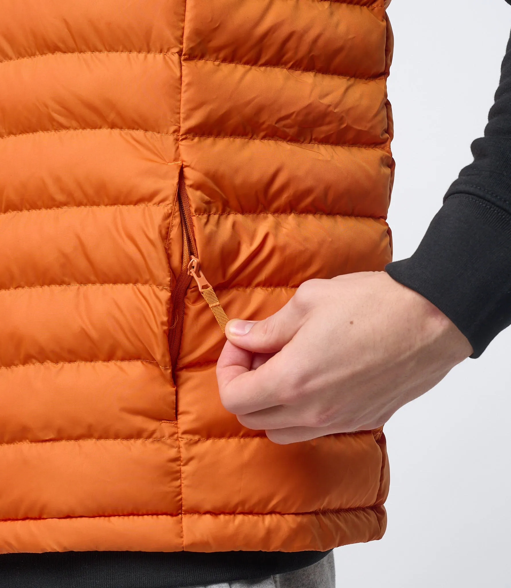 Omnitau Men's Hybrid Recycled Body Warmer Gilet - Orange