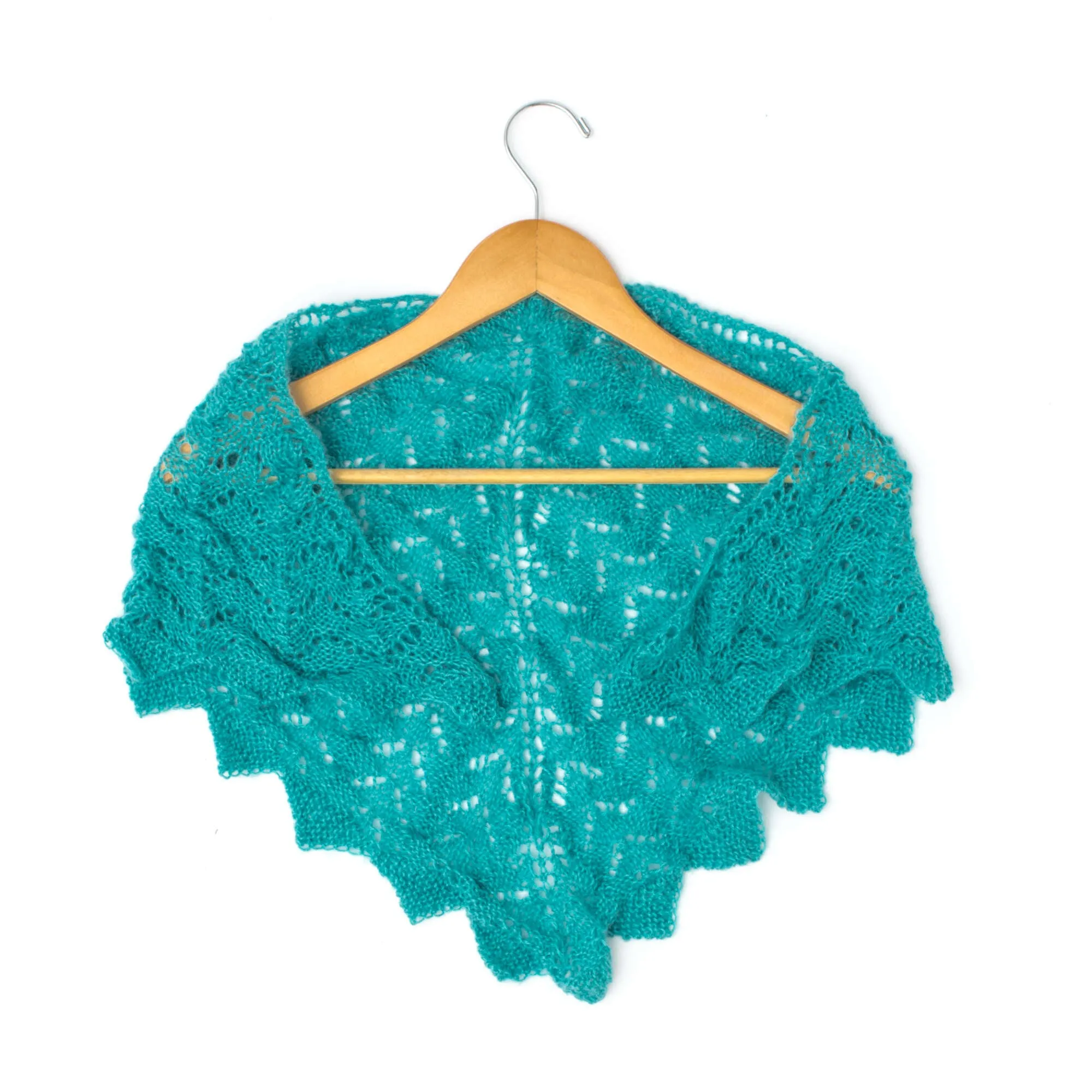 Patons Knit Chevron Lace Shawl Or Scarf