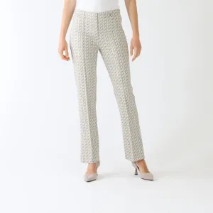 Pearl Melange Fatsa Geometric Print Pants