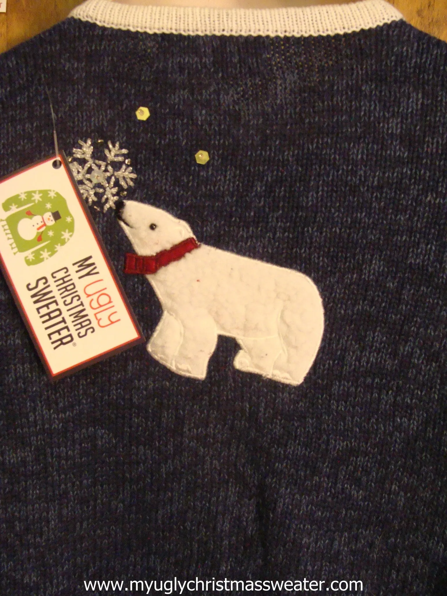 Playful Polar Bears Ugly Christmas Sweater