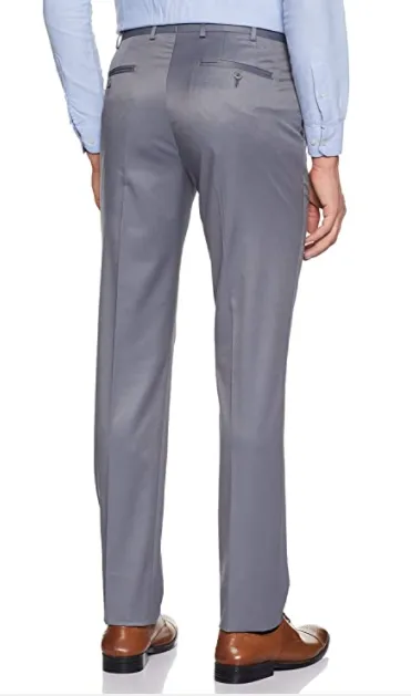 Raymond Men's Straight Fit Formal Trouser