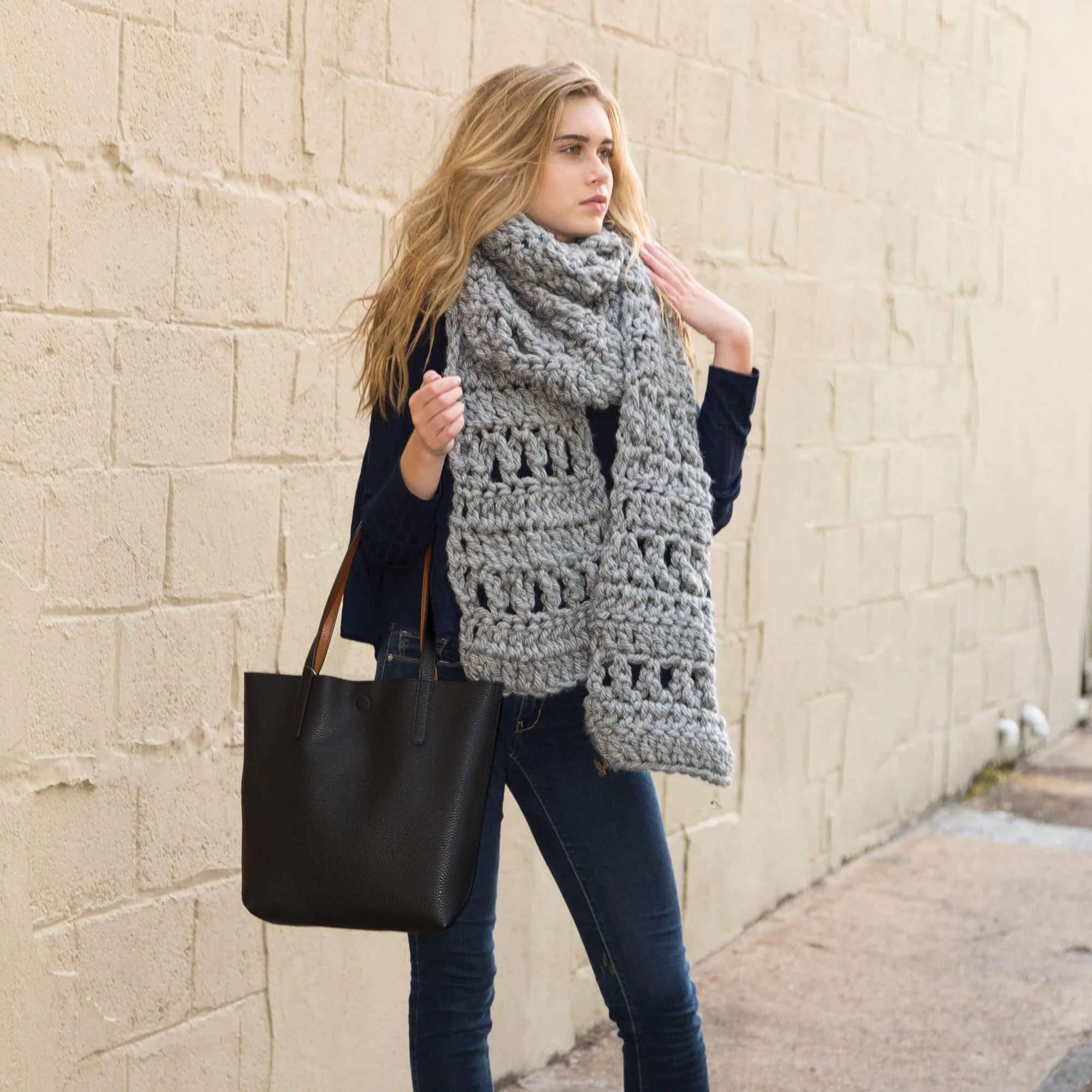 Red Heart Crochet Super Simple Scarf