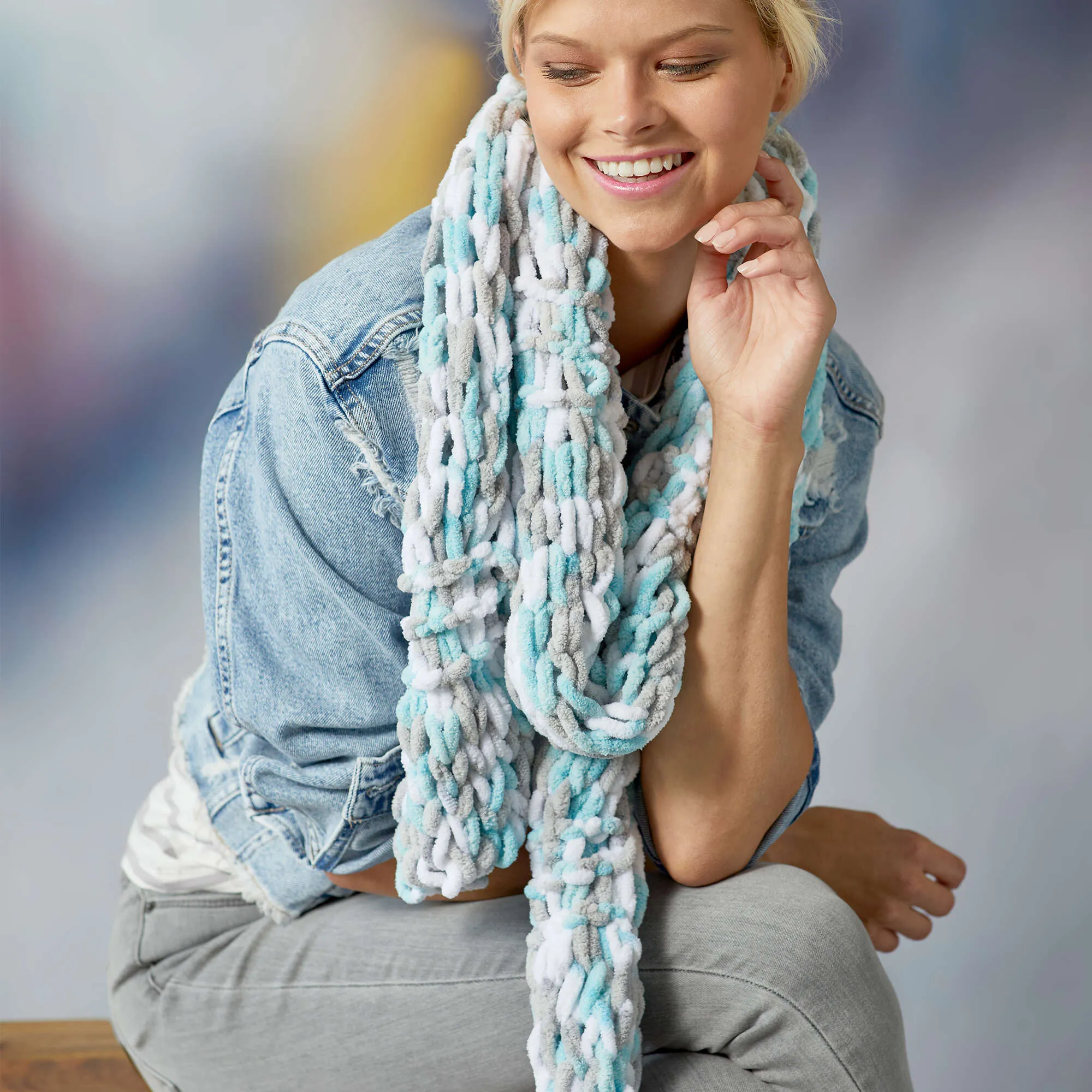 Red Heart Easy Peasy Loop-It Scarf