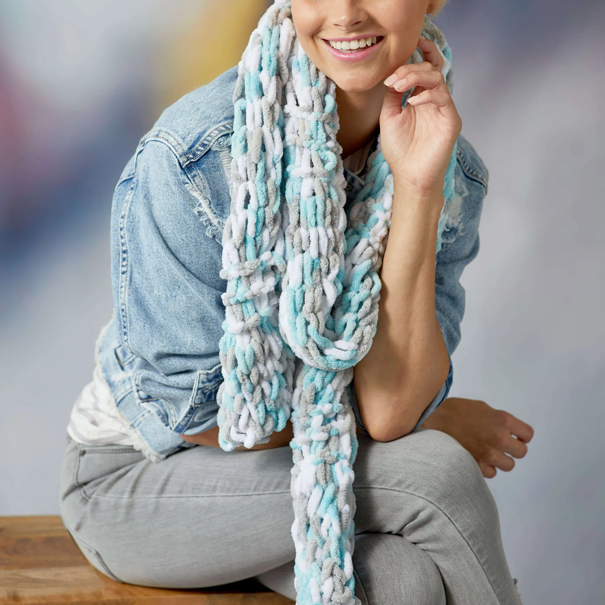 Red Heart Easy Peasy Loop-It Scarf