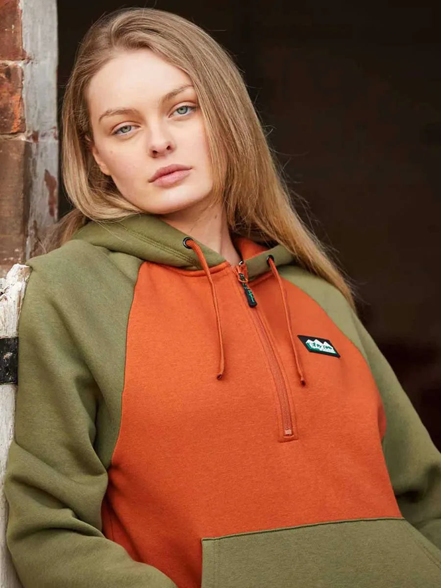 RIDGELINE Kindred Hoodie - Unisex - Field Olive & Autumnal